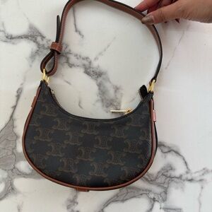 Celine Ava Triomphe Canvas Mini Bag